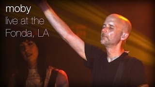 Moby  Raining Again Live from The Fonda LA [upl. by Urissa]