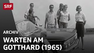 Gotthard Rückreiseverkehr 1965  Autofahren in den 60er Jahren  SRF Archiv [upl. by Joella]