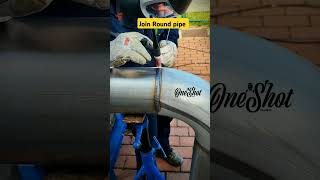 Round pipe joint process by senior wellder cover welding wellder otomotif Hellpermekanik [upl. by Ettenej746]