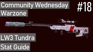 LW3 Tundra Warzone Stat Guide Community Wednesday 18 [upl. by Jain]