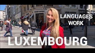 LUXEMBOURG STEET TALK LANGUAGES WORK [upl. by Auqenet]