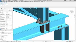 Esportazione dei collegamenti di una struttura in acciaio da ModeSt a Revit [upl. by Serles]