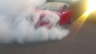 Audi A3 Burnout 20 Tdi [upl. by Aihsem]