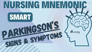 Nursing Mnemonic for Parkinsons Disease Signs and Symptoms [upl. by Ordnaxela734]