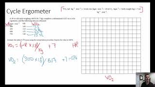 Estimating VO2max with Sub max cycle ergometer test [upl. by Ardene752]