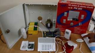 Kit sistem de alarma cu fir PNI 205 [upl. by Eidolem]