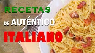 5 recetas fáciles ¡para parecer italiano [upl. by Pincince]