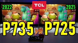 TCL P735 vs P725 Smart TVs 4K con Dolby Vision y Google TV  ¿Cuál deberías comprar [upl. by Yrrum]