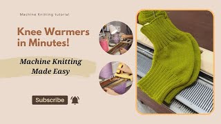 Knit Cozy Knee Warmers in MINUTES with This Easy DIY Tutorial [upl. by Lorry607]