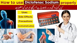 Uses of Diclofenac Sodium Tablet  Side Effects  Dosage  Precautions amp Contraindications [upl. by Ellecram]