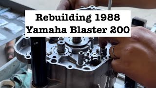 Yamaha Blaster 200  Engine Rebuild [upl. by Ricca]