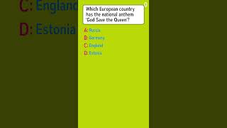 What European country has the national anthem God Save the Queen [upl. by Resay264]