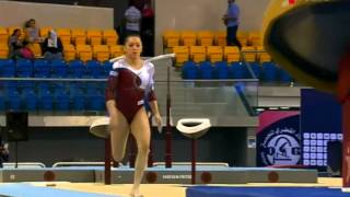 Larisa Iordache  Vault 2014 Doha World Cup [upl. by Anerroc]