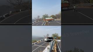 Leyland trucks in sharp curve ghat road Uturn mass entry hairpin bend [upl. by Ogires680]