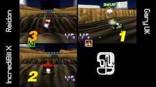 Mario Kart 64 Session PC Emulator ONLINE [upl. by Acinaj]