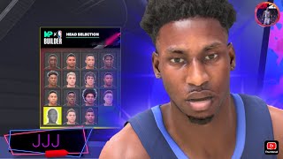 JAREN JACKSON JR NBA 2K25 NEXT GEN FACE CREATION [upl. by Rehpotsrihc]