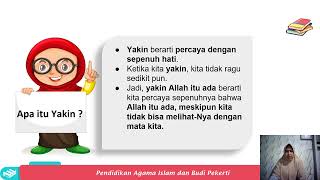 Pai Sd 1 Pelajaran 3 Iman Kepada Allah Swt [upl. by Yramanna]