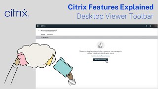 Citrix Features Explained  Desktop Viewer Toolbar [upl. by Ennoira510]