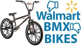 Walmart BMX Bike VS Real BMX Bike  Walmart Bikes Arent Real BMX Bikes [upl. by Rahal532]