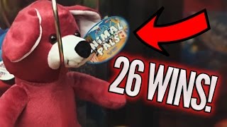 CLEANING IT OUT CLAW MACHINE WINS  OVER 25 WINS  Arcade Games [upl. by Conall]