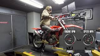 2023 GasGas MC 250F Dyno Test [upl. by Hermia419]