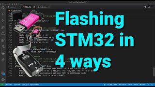 Flashing STM32 with STLINK JLINK and UART Bootloader cross platform  VIDEO 44 [upl. by Chamberlin]