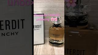 Givenchy linterdit perfume unboxing shortsvideo givenchy perfume dutyfreeshopping [upl. by Garfinkel]