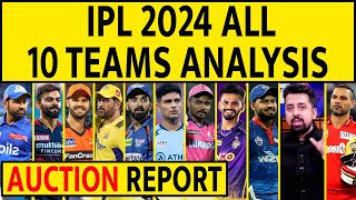 IPL 2024 ALL 10 TEAM ANALYSIS KAUN KITNA STRONG ipl2024 msdhoni viratkohli rohitsharma [upl. by Adamsen]