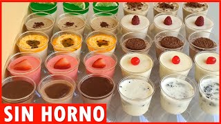 10 POSTRES 1 Receta para VENDER 🤑GANA DINERO desde CASA Postres Fáciles y ECONÓMICOS [upl. by Elocim]