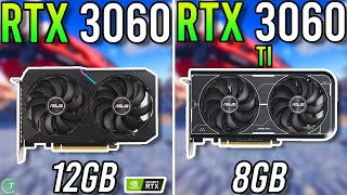 RTX 3060 12GB vs RTX 3060 Ti 8GB  Which is Better [upl. by Rednasxela623]