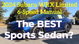 2024 Subaru WRX Limited The BEST Sports Sedan [upl. by Grevera]