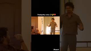 Thalapathy voice😍shortstrendingviral videostamilthalapathy [upl. by Aiuqram272]