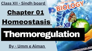 Thermoregulation  Hypothermia and Hyperthermia  Homeostasis Class XII  Sindh board  Umm e Aiman [upl. by Jeffery]