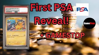 FIRST PSA Submission is BACK AND GameStop is a Middle Man pokemon gamestop tcg [upl. by Aztin]