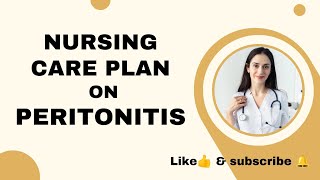 Nursing Care plan on peritonitis Ncp mgm nursinglife nursingstudent share careplan [upl. by Eiramaliehs]