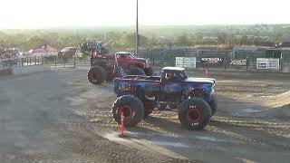 Monster Truck Militia Tour  Racing  Draper Utah  81024 [upl. by Vernor780]