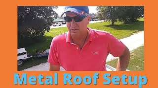 Mobile Home Metal Roof Setup Metal Roof Prep home amp general building [upl. by Ibob394]