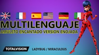 LadyBug Enojada  Amuleto Encantado y Hasta Nunca Mariposota  Miraculous  Multilenguaje  TV [upl. by Ahsekan]