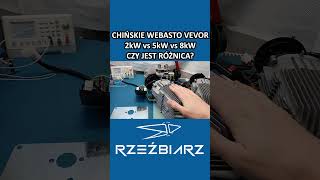 Chińskie WEBASTO VEVOR porównanie 2kW vs 5kW vs 8kW  ogrzewanie postojowe do kampera lub garażu [upl. by Aiz]