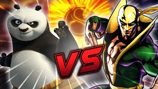 Po VS Iron Fist FIGHT ANIMATION KungFu Panda VS Marvel Superhero  DEATH BATTLE [upl. by Dari]