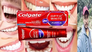 Colgate Optic White Purple Toothpaste  Honest Review [upl. by Wagner958]