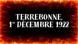 Bandeannonce Terrebonne 1er décembre 1922 [upl. by Aerdnaid]