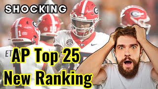 new top 25 college football rankings  AP top 25  new Ap top 25 college football [upl. by Ahsiat169]