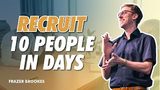 Network Marketing Recruiting – How To Recruit 10 People In 10 Days [upl. by Anailuig903]