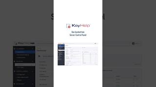 KeyHelp Das kostenfreie Server Control Panel von Keyweb [upl. by Ahsenot]