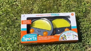 Velcro Ball and Catch Game 2024 Upgrade Toss and Catch Ball Set with Launchers and 2 Ball Review [upl. by Ahsitahs]