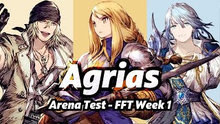 WOTV PvP Top 50 Arena Agrias Showcase  FFT Week 1 [upl. by Nannoc]