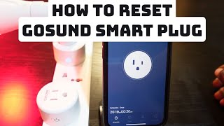 How to ResetSet Up Gosund Smart Plug [upl. by Ardnassac859]