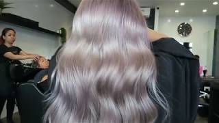 Silver Pink Pearl Hair Transformation [upl. by Randal]