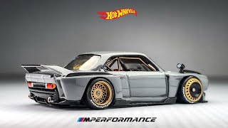 ‘73 BMW 30 CSL Retro Street Custom Hot Wheels Custom [upl. by Nirtiac]